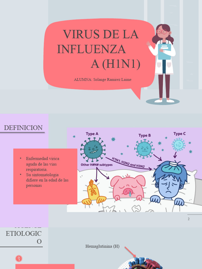 AH1N1 | PDF | Influenza | Virus de la Influenza A Subtipo H1 N1