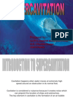 Cavitation and Supercavitation Technologies