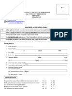 ICHS Transfer Application Form 2021