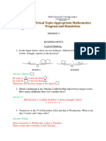 VTAMPS Session 2 - Kindergarten