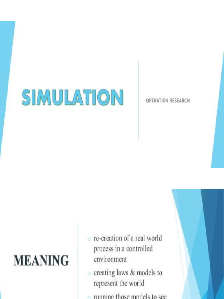 Monto carlo simulation pdf