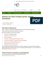 Contract Law_ Basic Principles (formation, privity, novation, termination)