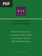 FIDIC Claims Procedure | PDF | Arbitration | Civil Law (Legal System)