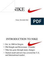 NIKE: From 1960 Start to Global Sports Brand