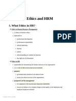 Chapter 5 Ethics and HRM