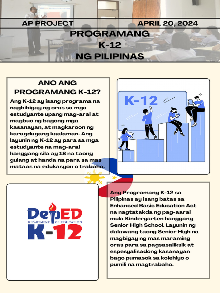 Programa NG K-12 Sa Pilipinas | PDF