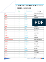 Grammatical Vocabulary for Flyers