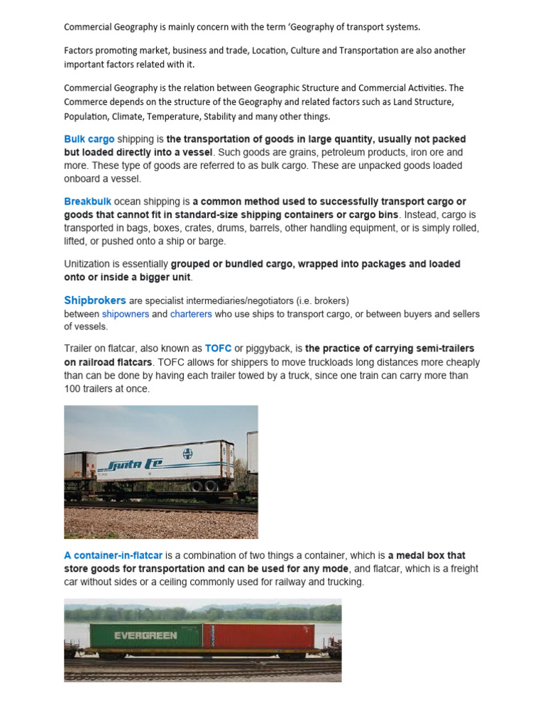 Intermodal Freight and Shipping Insights | PDF | Cargo | Intermodal ...