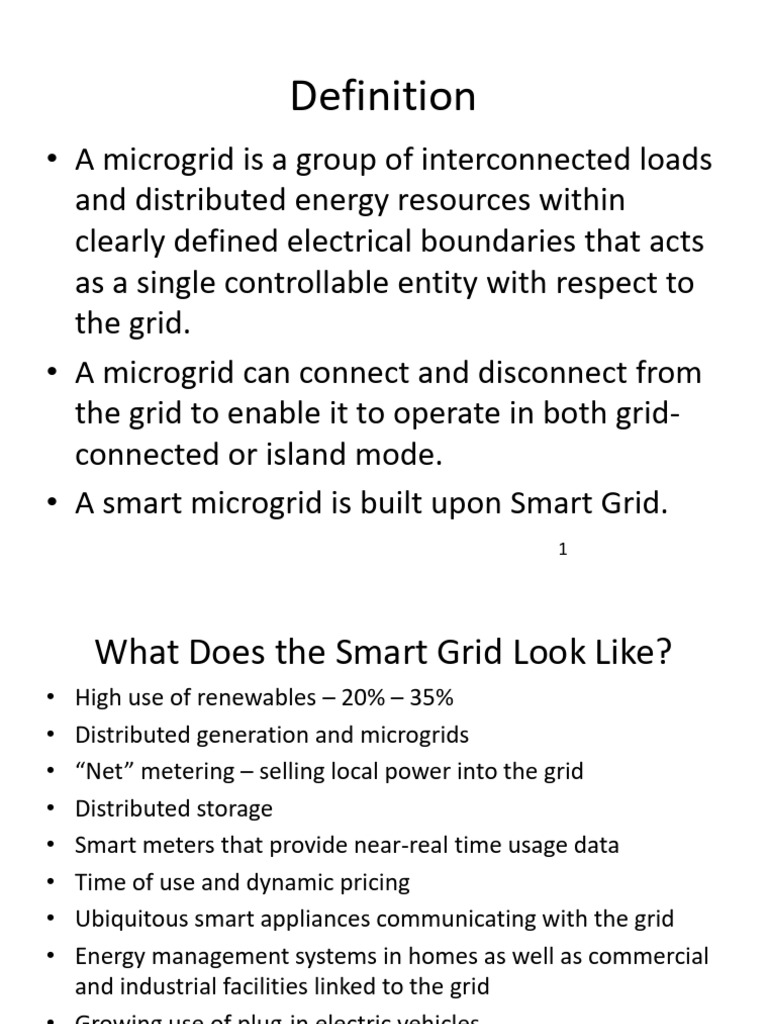 Understanding Microgrids and Smart Grids | PDF | Distributed Generation ...