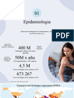 Epidemiologia, Sintomas y Dx, Fisiopatogeniaa- Dengue