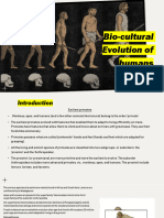 Bio-Cultural Evolution of Humans