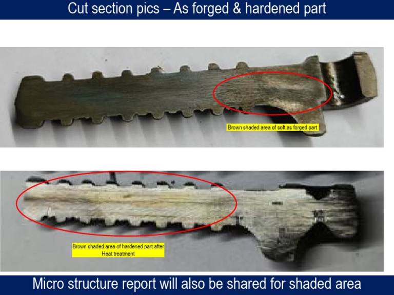 Forged and Hardened Part Analysis | PDF