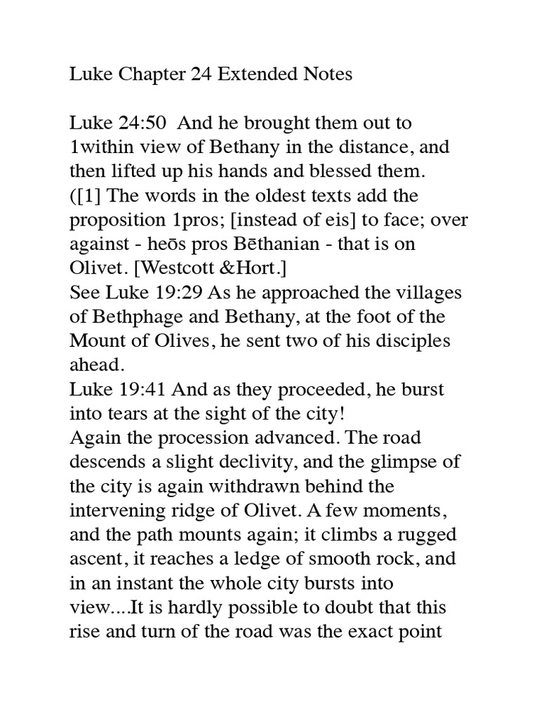 Luke, Chapter 24 | Luke — Articles — 2BeLikeChrist – EXTRZS
