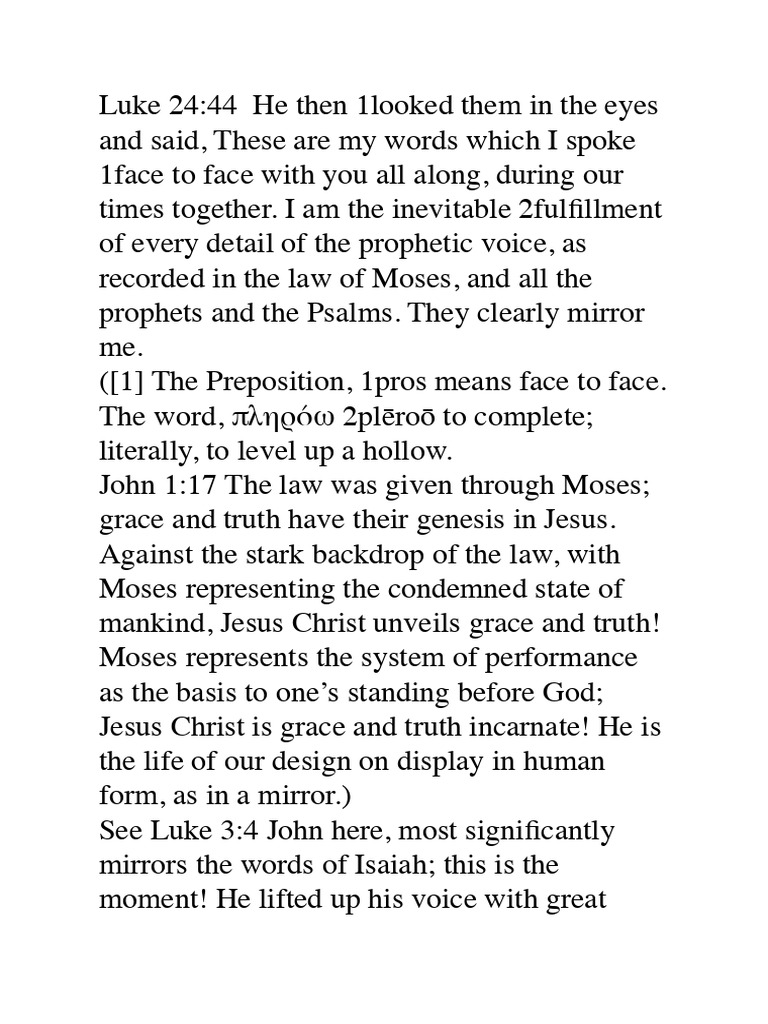Luke 24-44 | PDF | Jesus | Acts Of The Apostles