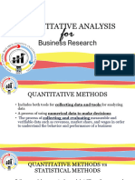 Qunatitative Analysis