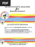 Qunatitative Analysis