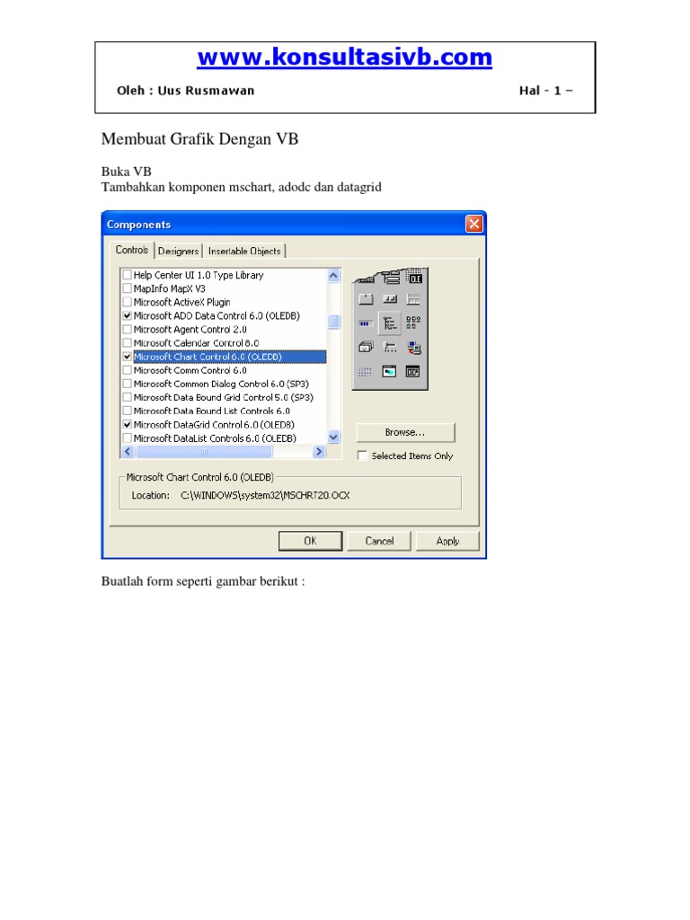 Membuat Grafik Dengan VB - 2 | PDF