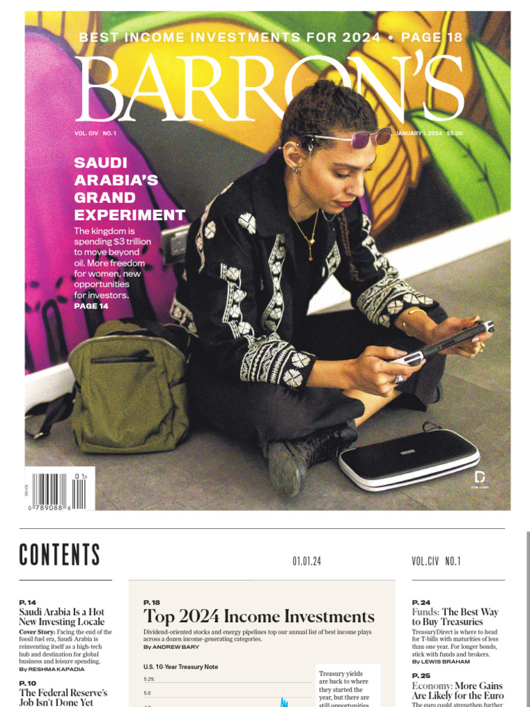 Barrons - January 1 2024 | PDF | United States Treasury Security | Investing