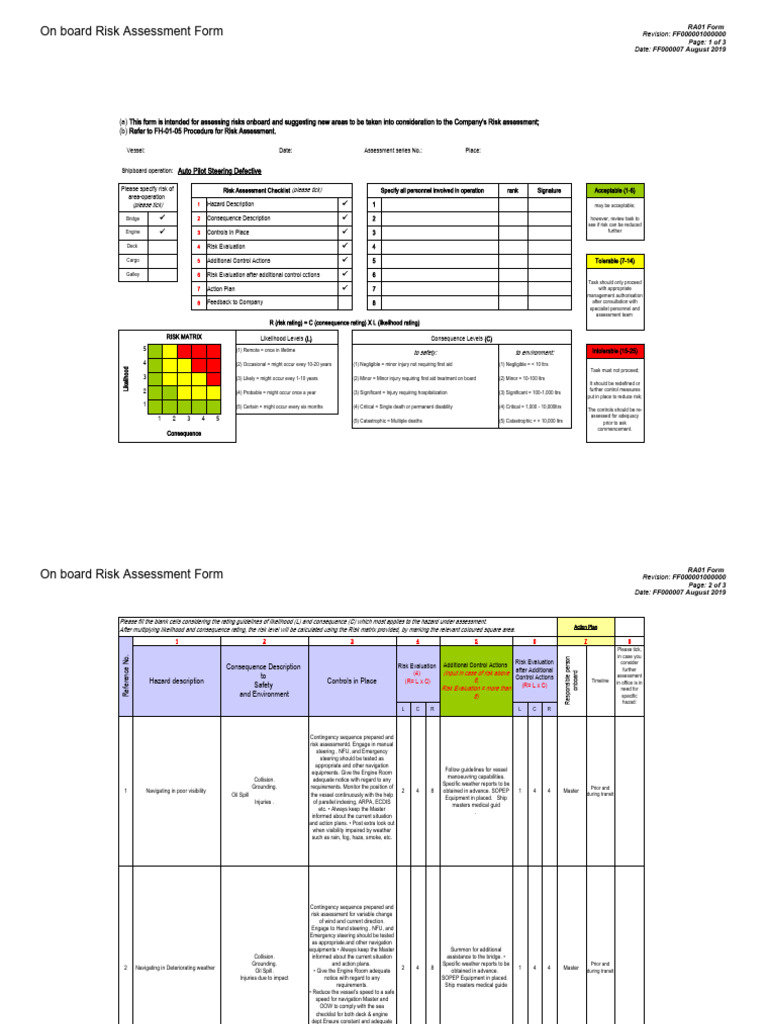 Defective Auto Pilot Steering | PDF | Risk | Risk Assessment