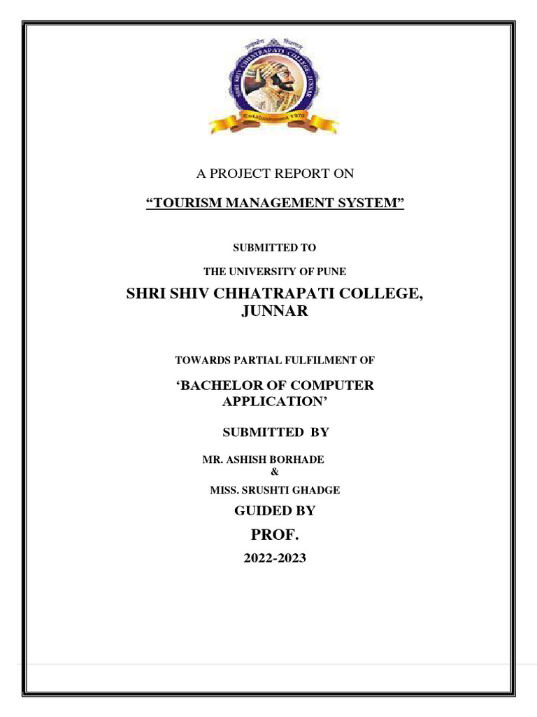 Tourism management system s pdf php databases