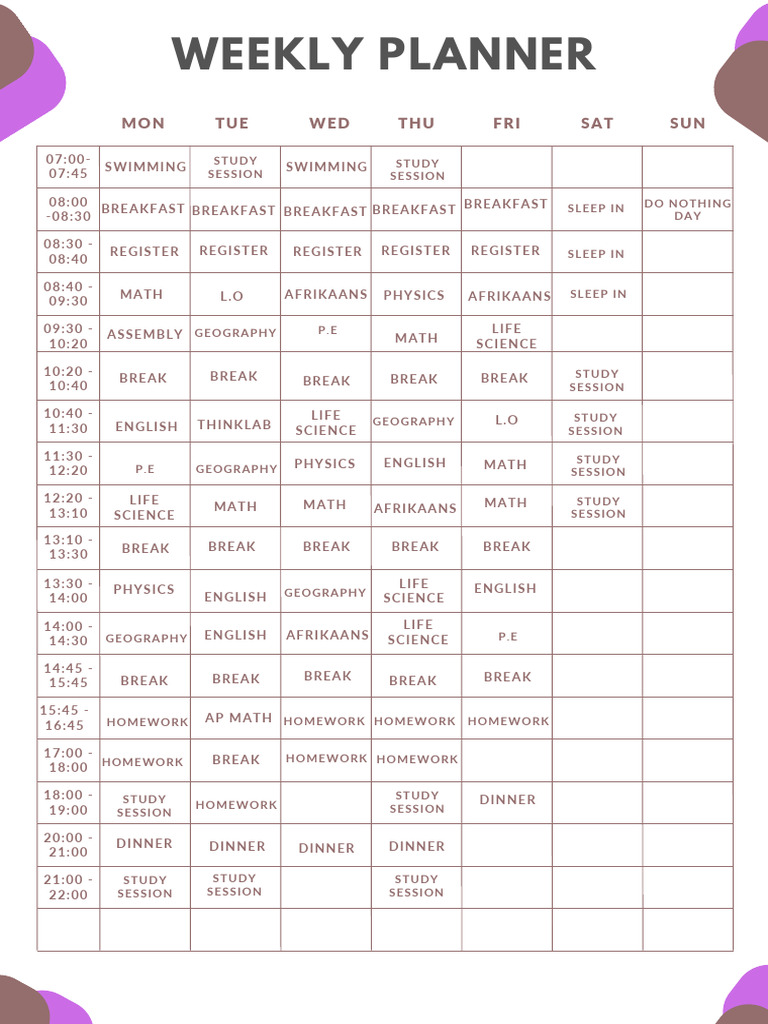 Grade 11 Timeboxing Example | PDF | Foreign Language Studies