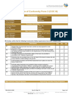 TRK-CED-IC-SF09f, COC-3 Form Checklist