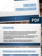 Evaluasi Pembelajaran Diksar