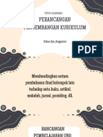 Topik 5 Elaborasi Perancangan dan pengembangan kurikulum