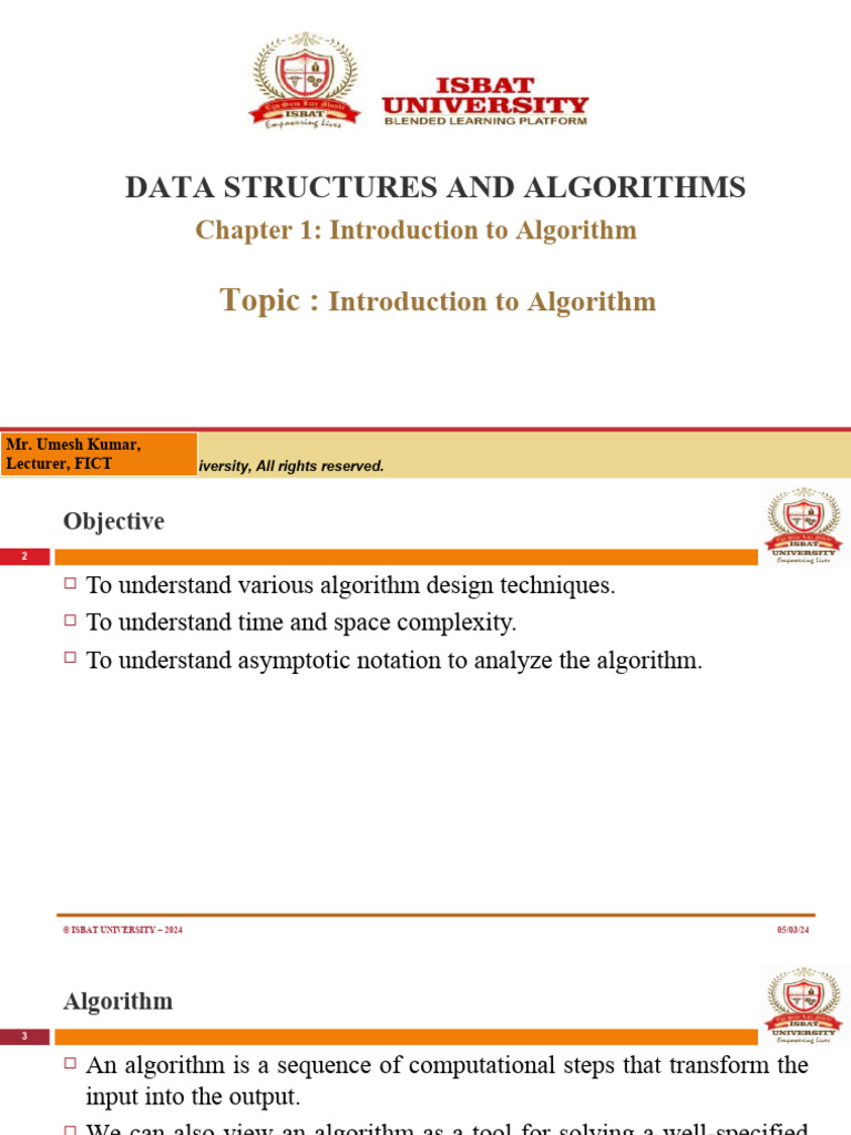 Data Structure and Algorithm | PDF | Algorithms | Statistical ...