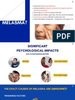 Tranexamic Acid and Treatment in Melasma