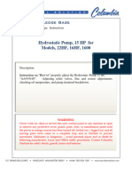 Hydrostatic Pump - 15HP