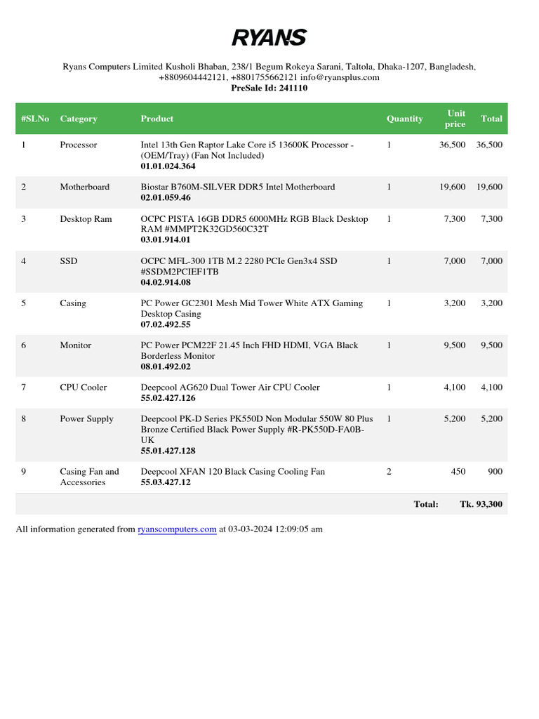 BUDGET PC BUILD 2026 TECHNICAL SPECS AND MANUAL GUIDE visual data 8
