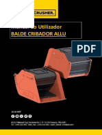 Balde Cribleur - ALLU Crusher Instruction Manual PT