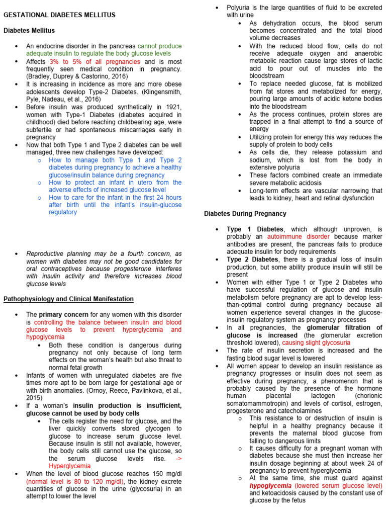 Managing Hyperglycemia in Pregnancy | PDF | Gestational Diabetes | Diabetes
