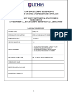 Intro Report 1 (Water Sample)