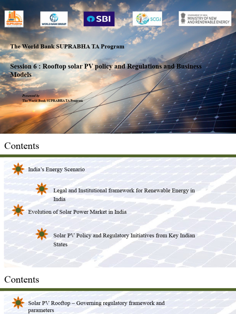 Rooftop Solar PV Policies in India | PDF | Solar Power | Photovoltaics