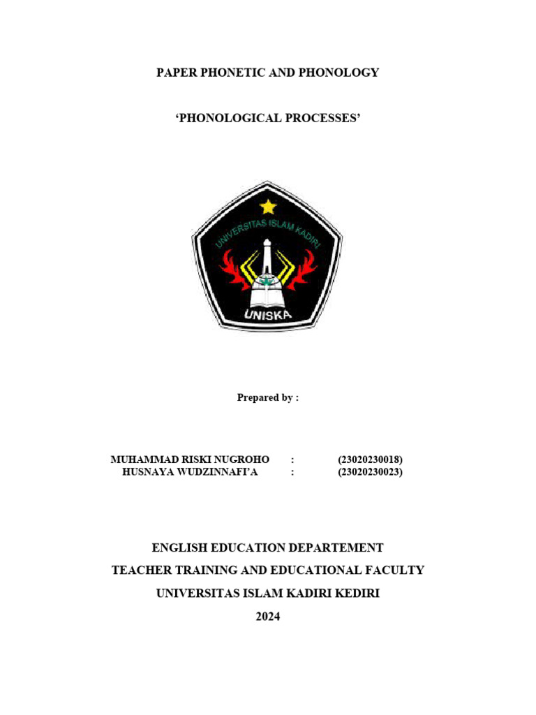 Phonological Processes Guide | PDF | Syllable | Oral Communication