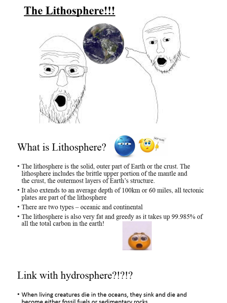 Lithosphere | PDF | Science & Mathematics