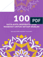 100 kata-kata Inspirasi & Nasihat