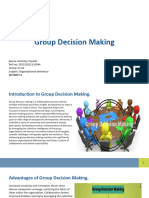 Group decision making