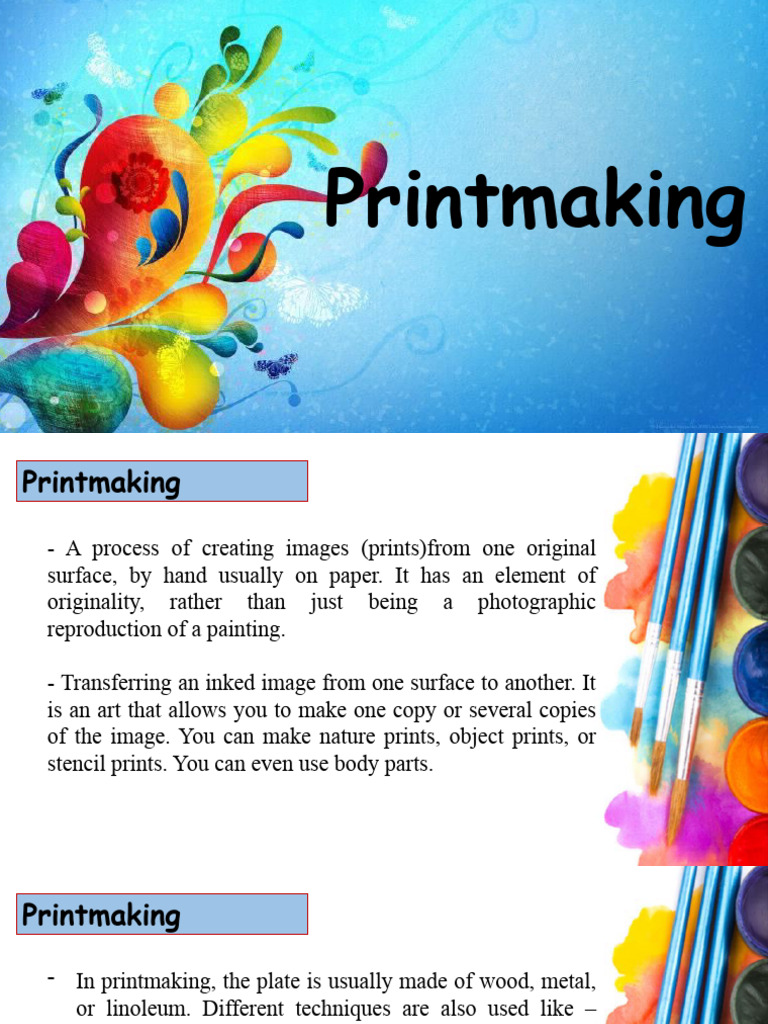 Module 3 2 Arts Download Free Pdf Printmaking Printing