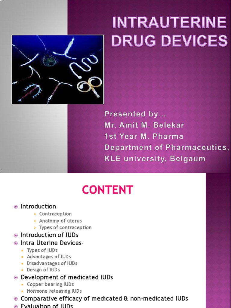 Intrauterine Device Ppt