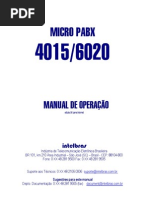Download Manual Central Telefonica 6020 Intelbras by Leandro Carvalho SN72893895 doc pdf