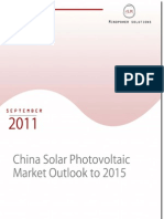 China Solar Photo Voltaic Market Report