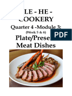 TLE 10 Module Present Meat Dishes