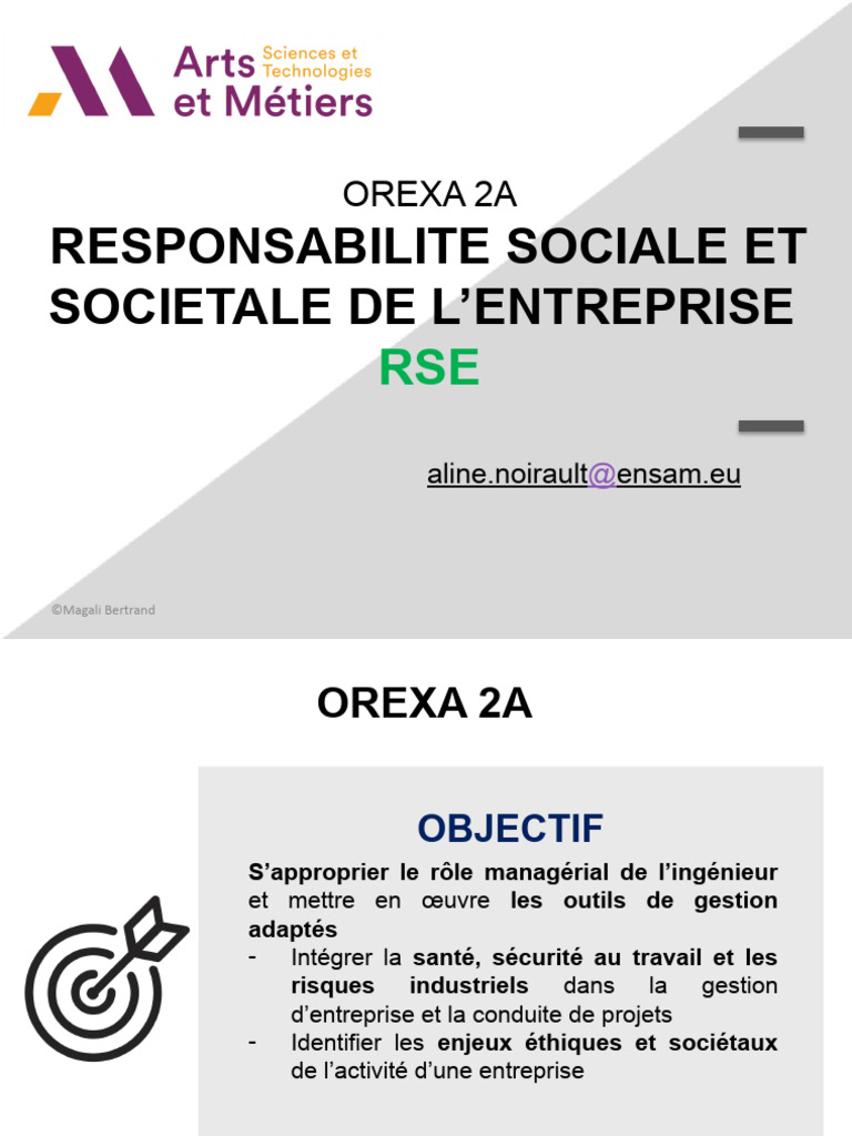 RSE : Enjeux et législation actuelle | PDF | Responsabilité sociétale ...