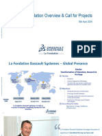 Call For Projects-La Fondation Dassault Systemes