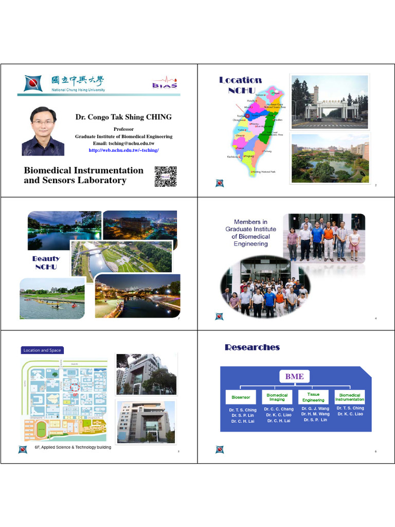 Dr. Ching's Biomedical Research Overview | PDF | Biomedical Engineering ...