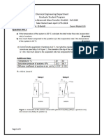 Che630 Advanced Mass Take Home Exam Model A