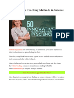 50 Innovative Teaching Methods in Science
